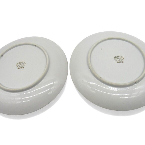 SHAFFORD Bird Plates 3D Set Of 2 Green Wall Art Japan Vintage 8" - Picture 9 of 12